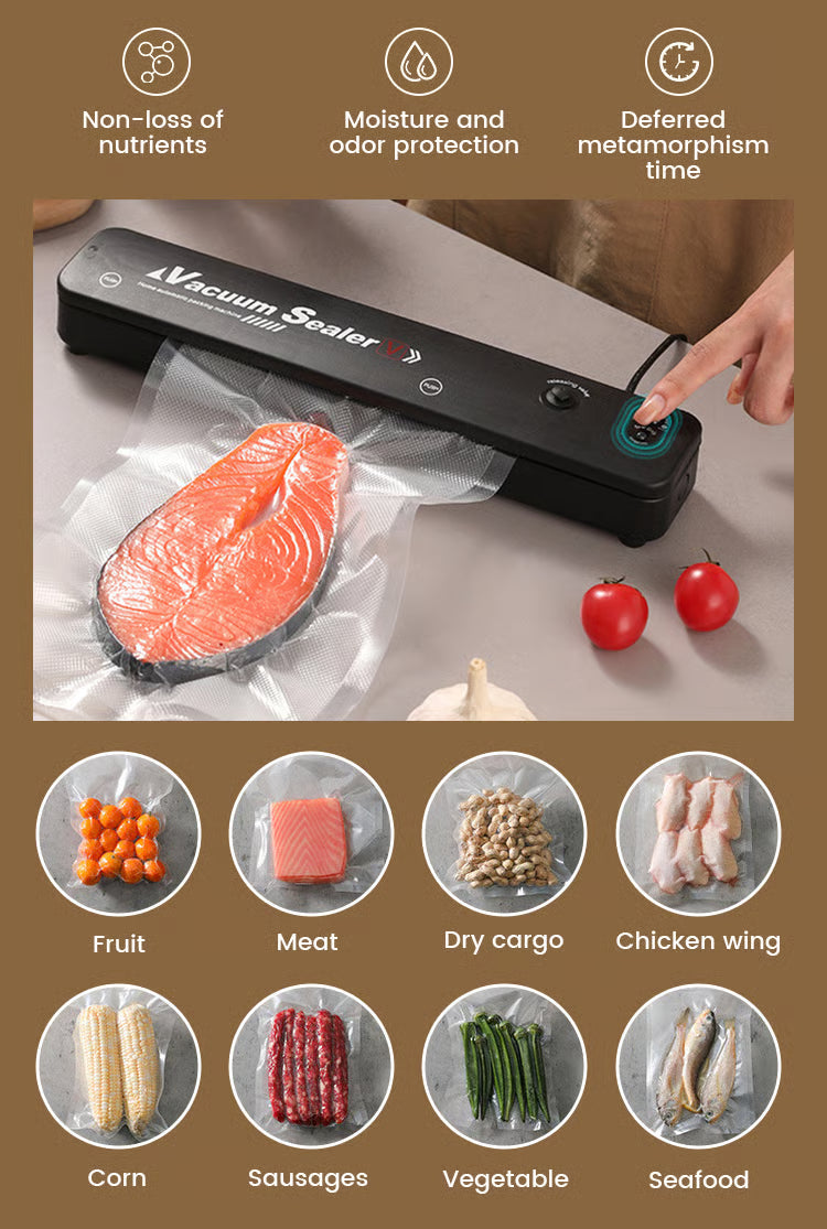 🥰2026 Nieuwjaarsuitverkoop 45% KORTING🔥De automatische vacuümverpakkingsmachine