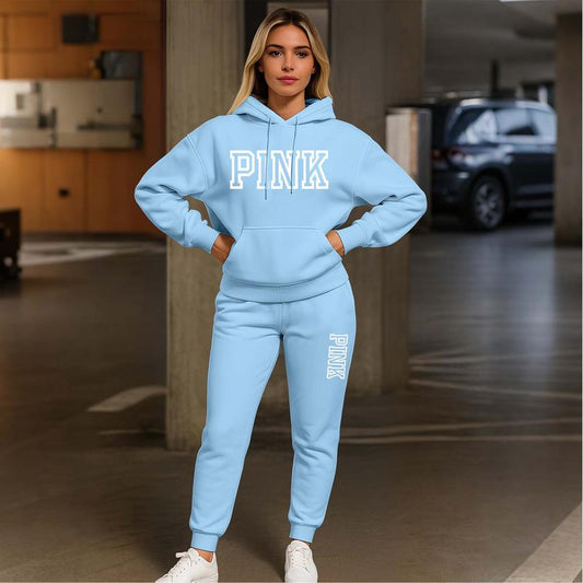 Unisex effen oversized hoodies & joggingbroeken set