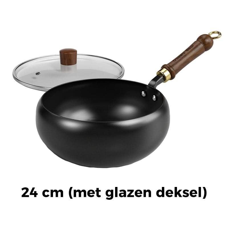 🔥Uitverkoop 50% UIT🔥Ongecoate Dikke IJzeren Pan