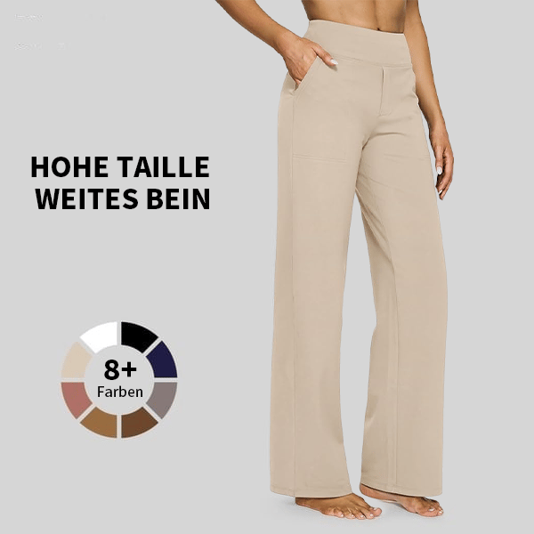 🎁Koop 2 stuks en krijg gratis verzending🔥 Loszittende high-waist business casual broeken en yogabroeken