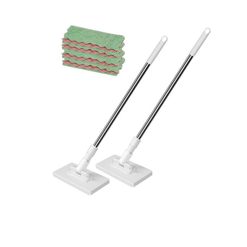 🔥55% KORTING🧹 Herbruikbare Stofmaap Set – Automatische Bionische Klem, 39" Verlengbare Staalsteel, 360° Draaiend + Milieuvriendelijk (Meerdere Oppervlaktes)!