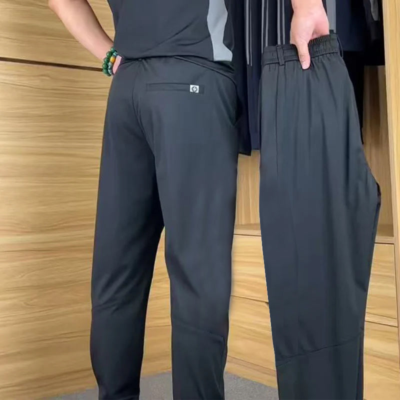 ✨Heren casual sport 2-delige set - T-shirt met korte mouwen en lange broek