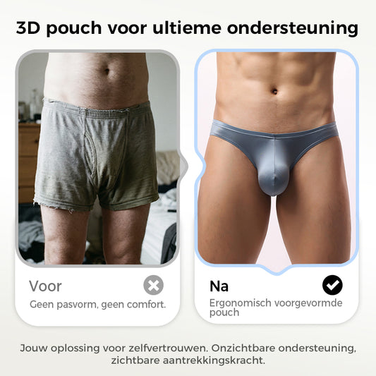 Heren slip met laag kruis en voorgevormd zakje