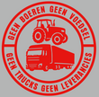 🎄Kerstdeal ALTIJD 50% KORTING!🚜 AutoVinylSticker: “No Farmers No Food - No Trucks No Deliveries” – Duurzaam Vinyl + Eenvoudig Te Aansluiten！