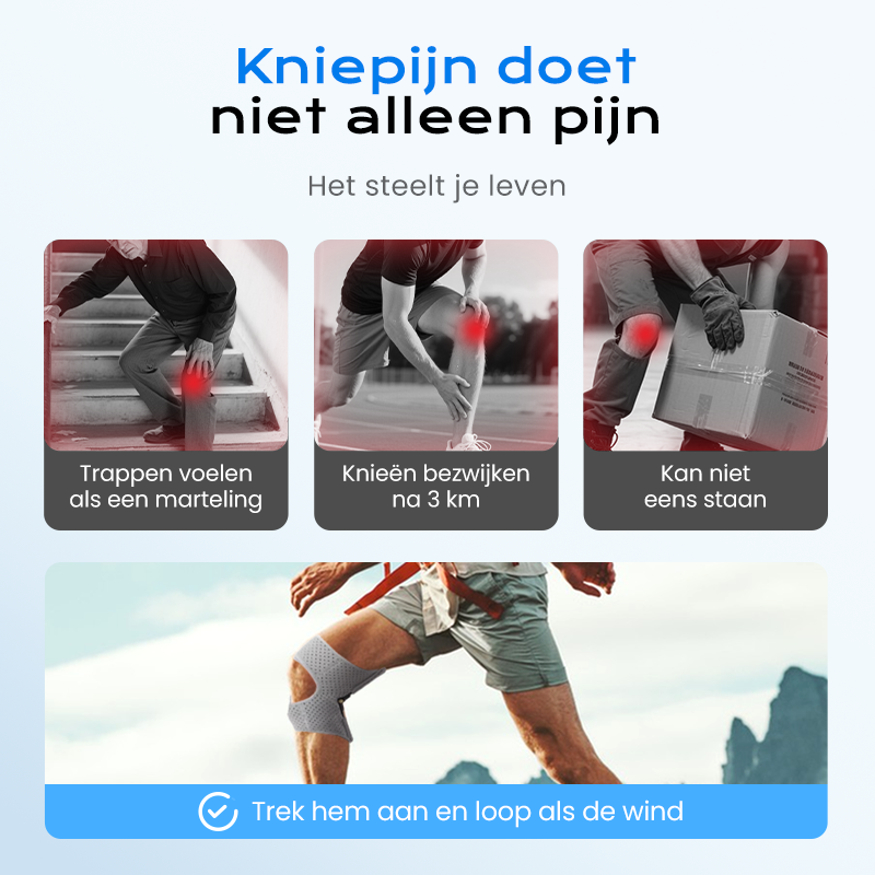 💥Verstelbare Kniebescherming Versterker voor Sport💥