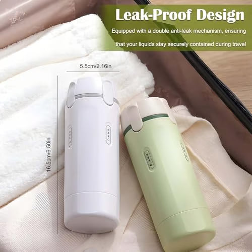 🎉Nieuwjaars Cadeau 50% KORTING!🧴4-in-1 Hervulbare Reisflessen Set – Lekvrij, Compact & Georganiseerd: Perfect Voor Reizen/Vakantie!