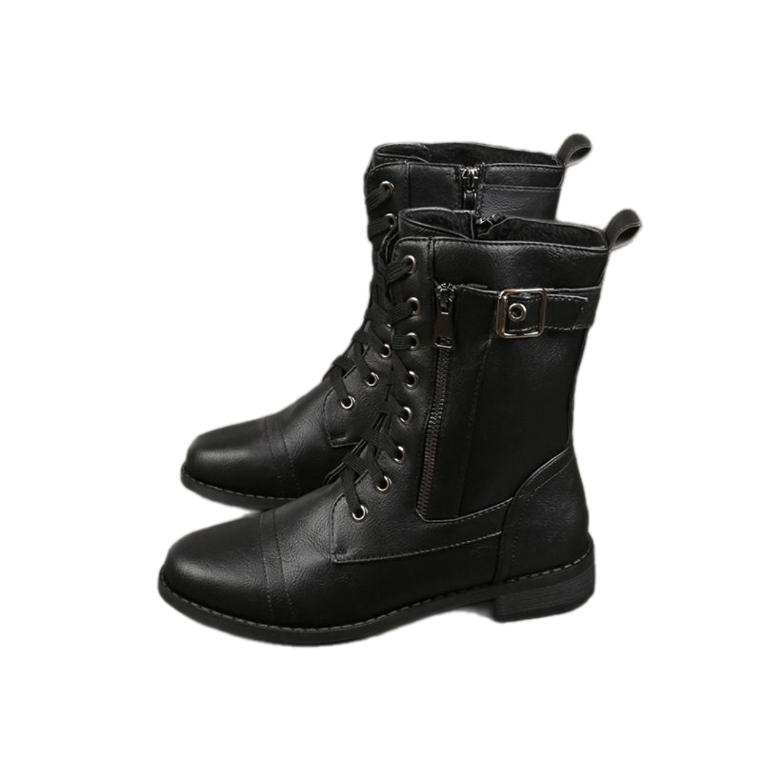 🔥Onverslaanbare Prijs Garantie👢Orthopedische laarzen met ronde neus en zijrits voor dames