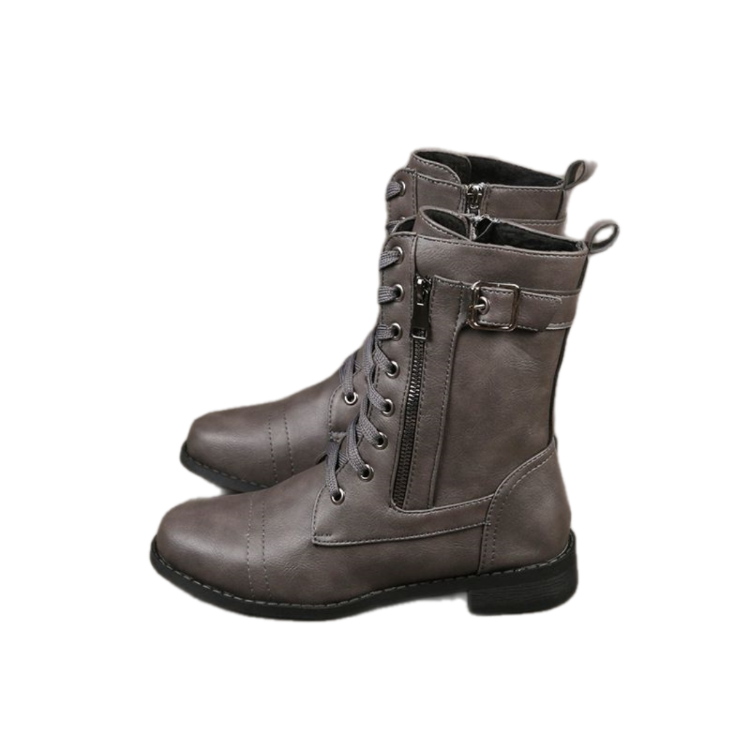 🔥Onverslaanbare Prijs Garantie👢Orthopedische laarzen met ronde neus en zijrits voor dames