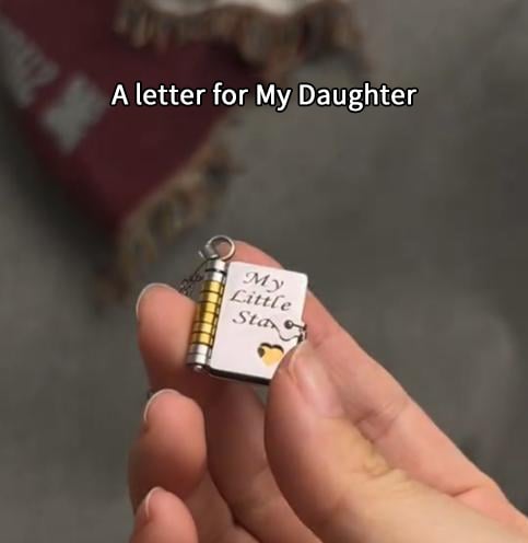 👑✨ My Little Star Boekenhalsband – Voor jou, lieve schat ❤️