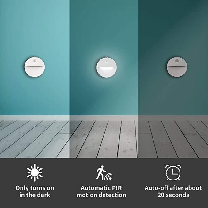 ❄️Zomerfresh 50% Korting!💡Oplaadbare LED Bewegingssensor Lamp – Draadloze Nachtlamp voor Trap, Gang, Kast & Slaapkamer