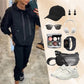 💞Dames 2-delige set Tops & Broeken met koord en capuchon