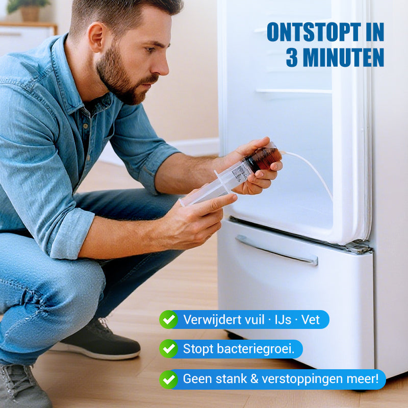 🔥Tijdelijke kortingsactie🔥Koelkast leegzuig- en reinigingsset