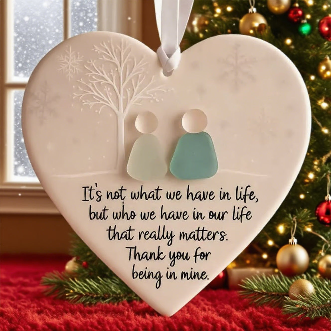 🎁💝 Hartvormig Vriendschapsdecoratie - Gevormd door de Natuur & Handgemaakt