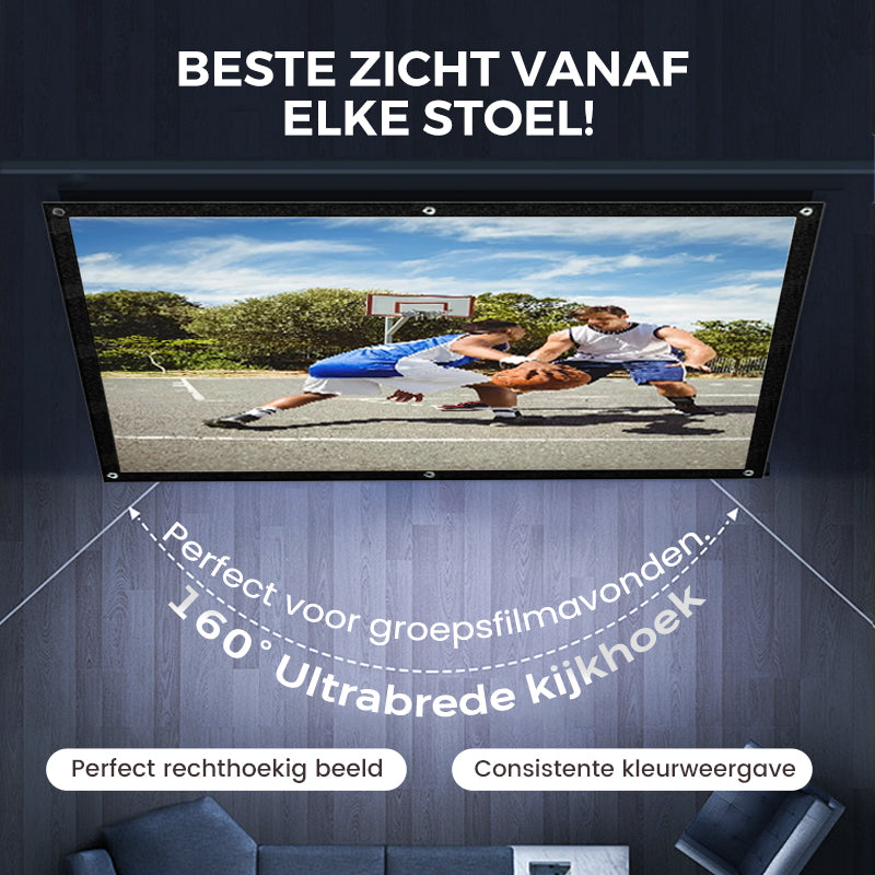 ❄️Zomerfresh 50% Korting!📱Draagbare Projector 4K Lichtdicht Kamerscherm