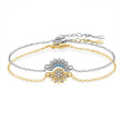 Set van 2 -✨ Elegante zon- en maanarmbanden voor dames🌙