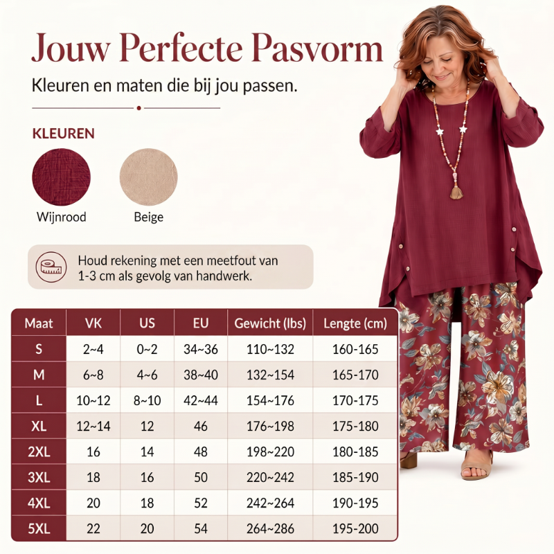 50K+ VERKOCHT – Boho Zomerset 2-delig – Licht & Ademend
