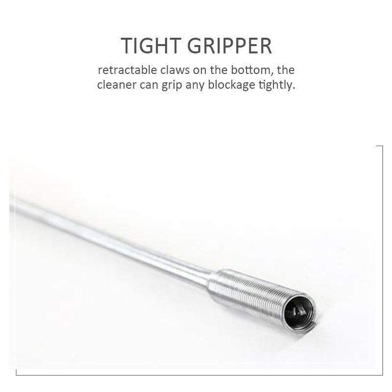 🛠️ Flexibele Afvoer Ontstopper met Grijperklauw – Weg met Verstoppingen in Seconden 💧
