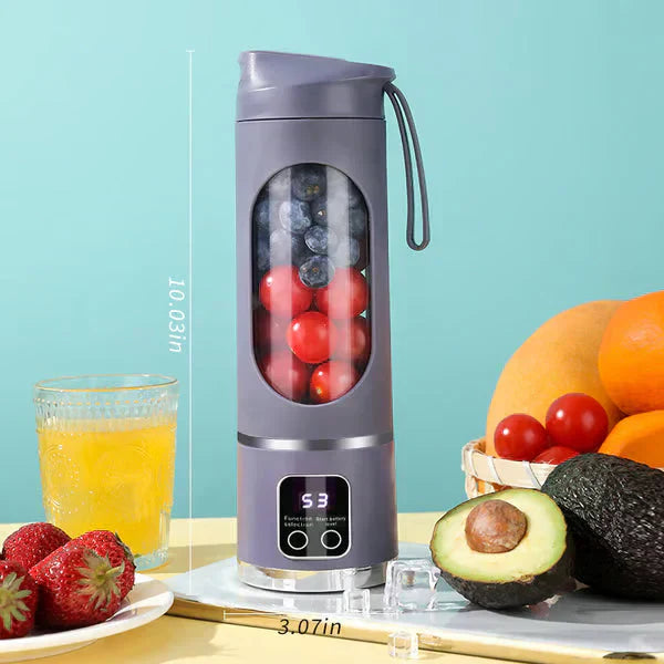 🍊 Verse Smoothies Overal! Draagbare Snoerloze Blender met Power Display