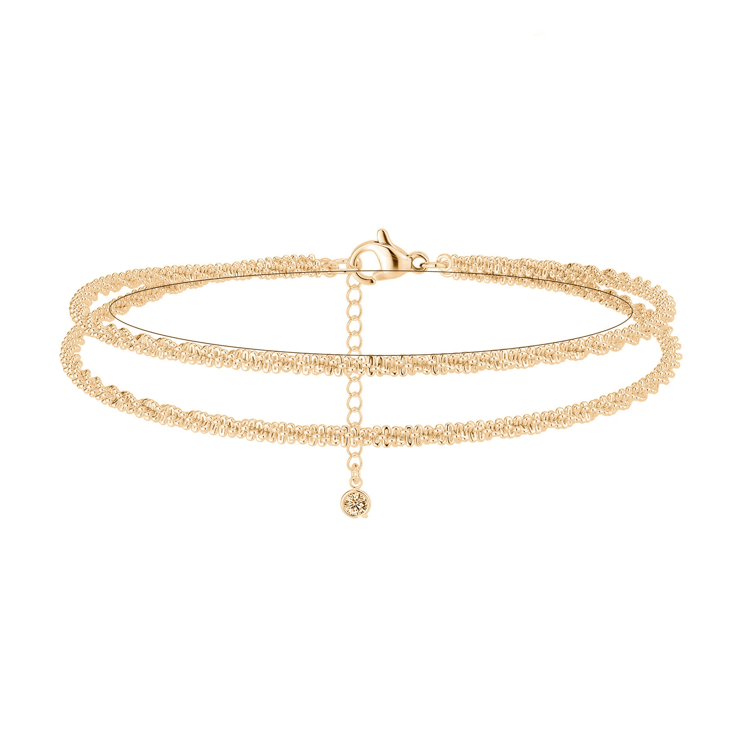 🥰Dainty Gelaagd Waterdicht Enkelbandje Voor