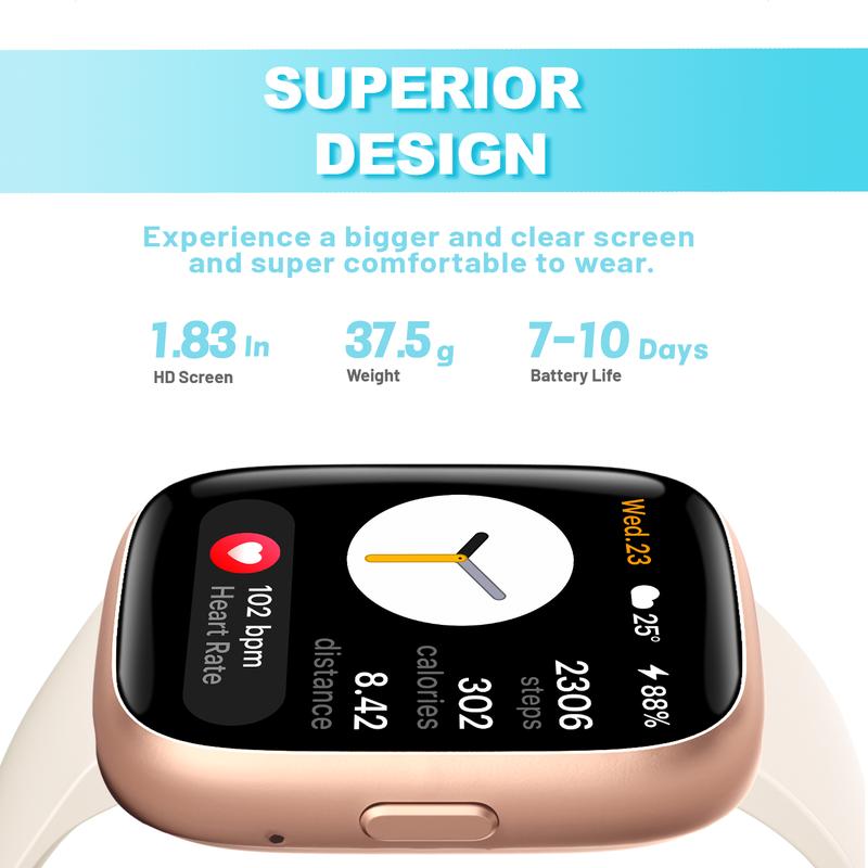 ⌚ 60% KORTING! Smartwatch voor dames en heren – Belen en gebeld worden, meer dan 100 sportmodi, slaaptracker en IP68 waterdicht! 💪📲