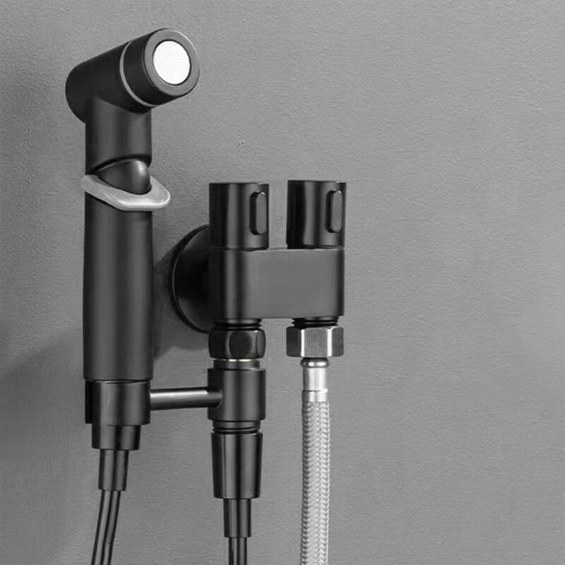 🔥 50% KORTING ! ✨ Dubbele Toilet Kraan - Messing Constructie, Onafhankelijke Bediening, Geschikt voor Meerdere Wateraansluitingen 🚽⚡