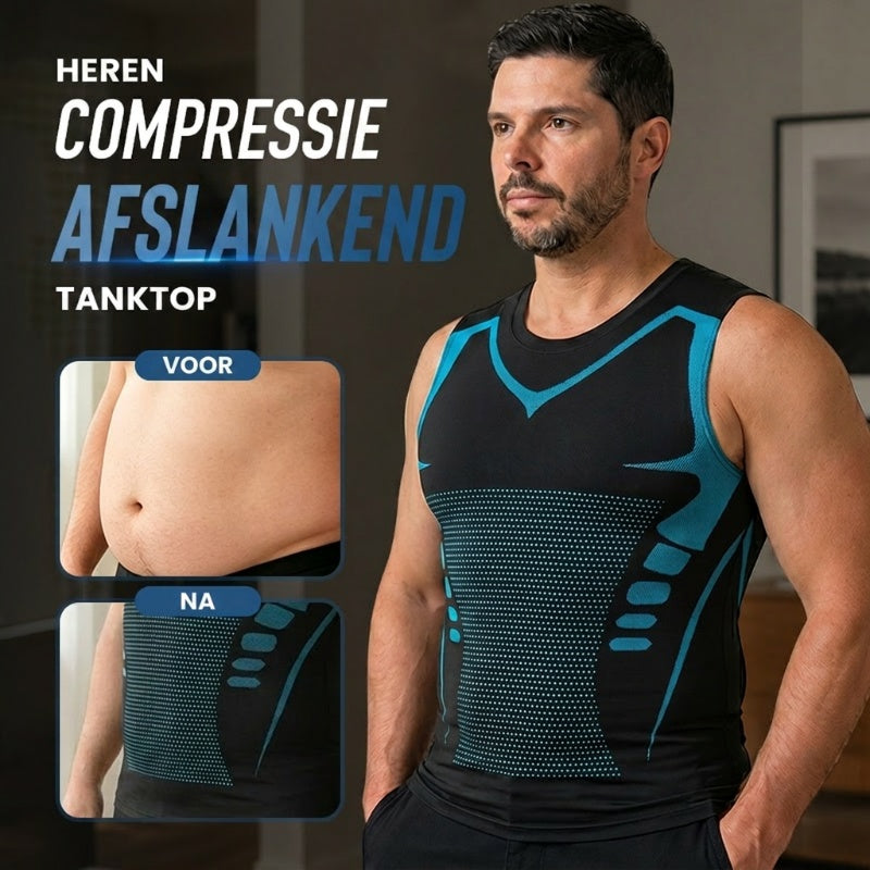🎉 Ionische shapewear vest – Compressie en verkoeling – Body contouring en mouwloos – Onzichtbaar onder kleding 🕶️