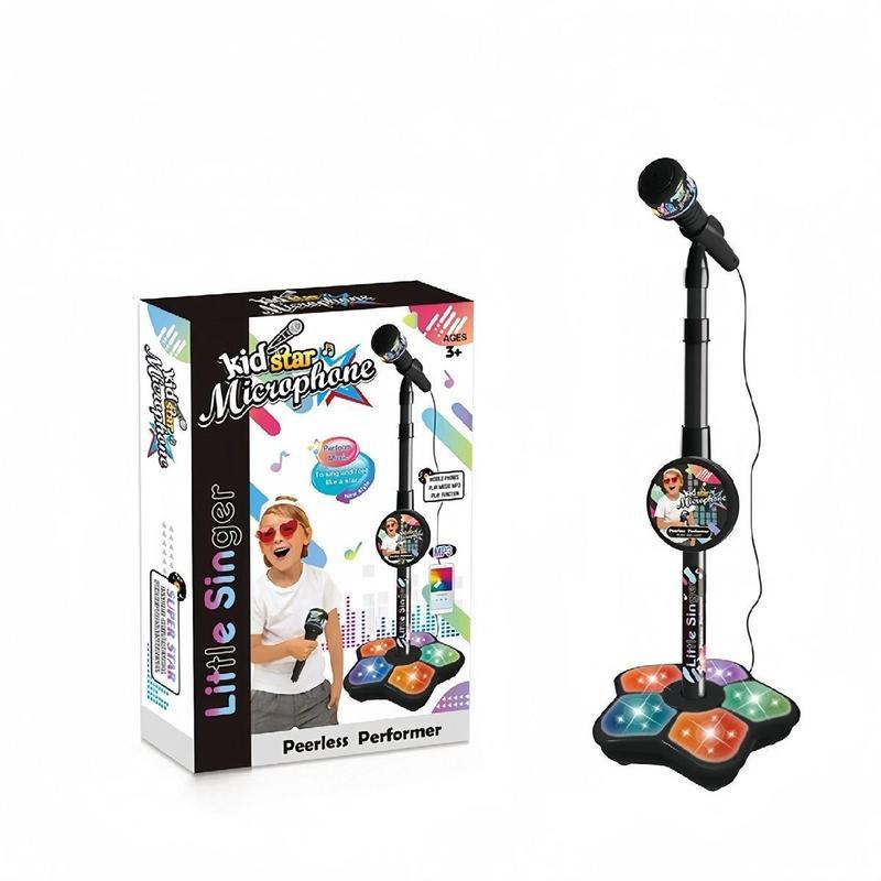 🎤 Kinder Karaoke Microfoon met Licht – Muzikaal Speelgoed & Zingmachine | Perfect Verjaardags- & Kerstcadeau 🎁✨