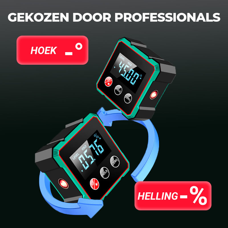 ⏳ Beperkte Tijd! Bespaar 50% – Magnetische Digitale Laser Hoekzoeker voor Snel & Exact Meten! 💥