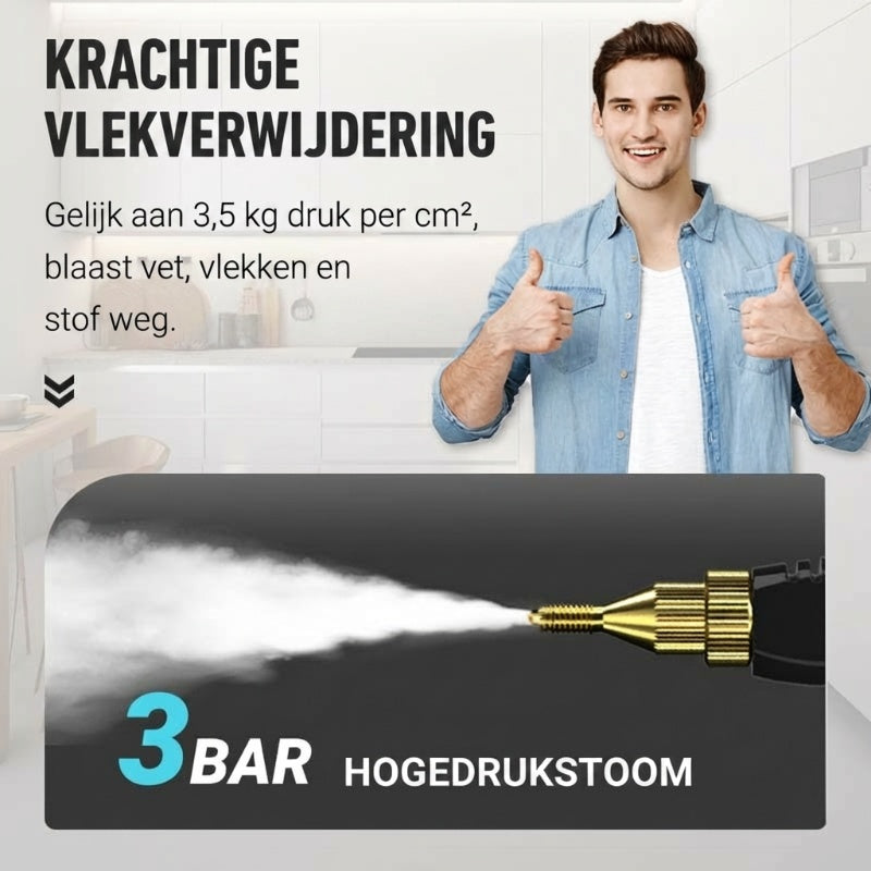 ♨️50% KORTING🔥2500W Handstoomreiniger – Krachtige reiniging met hoge temperatuur en druk