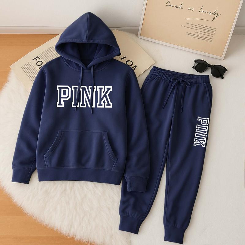 Unisex effen oversized hoodies & joggingbroeken set