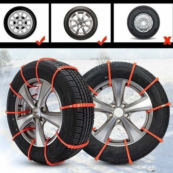 🔥 Winter Auto Antislipkettingen – Super Slijtvast, Eenvoudig Installeren & Universeel (Veilig Rijden in Sneeuw & Ijs!)