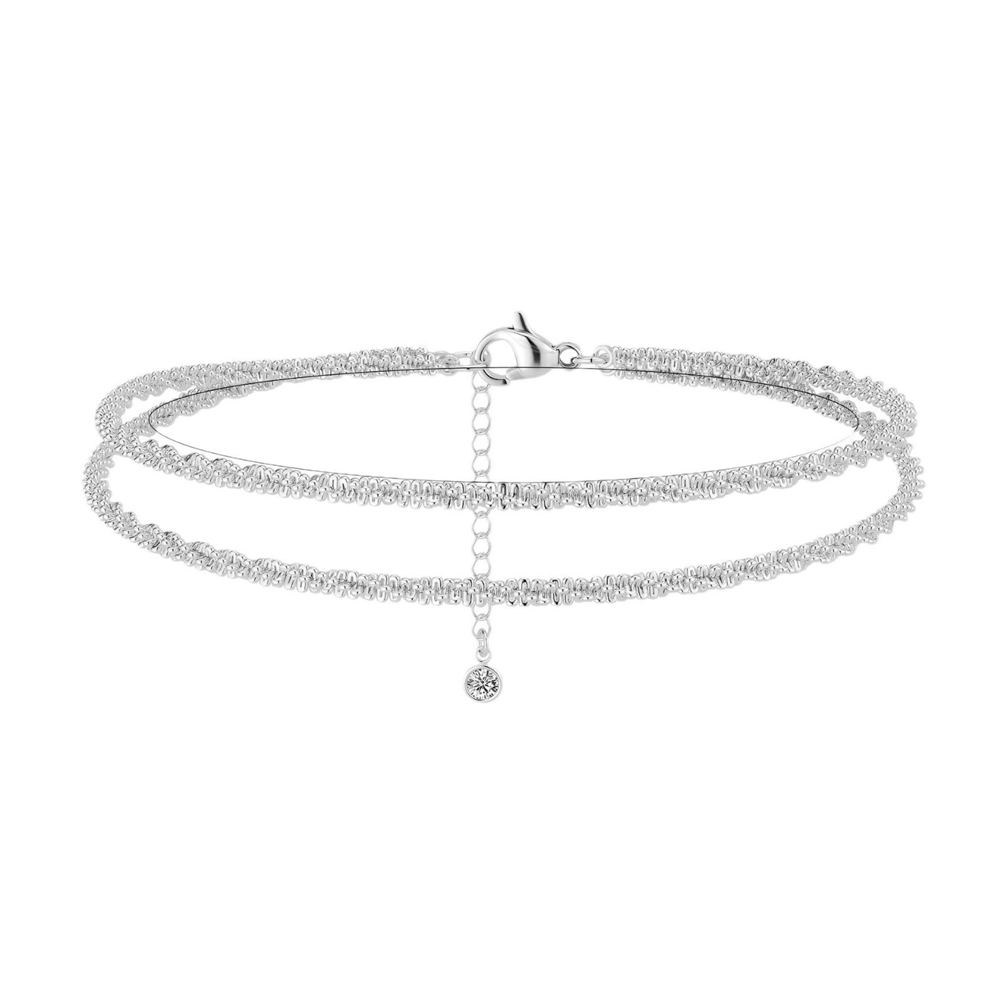 🥰Dainty Gelaagd Waterdicht Enkelbandje Voor