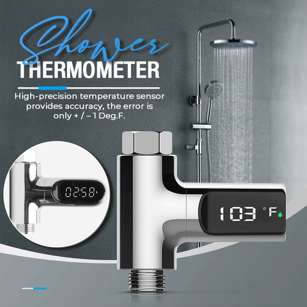 Nieuw type douchethermometer