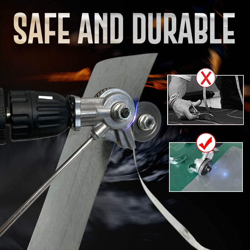 📢📢50% OFF !! ⏰Electric Drill Plate Cutter – Precise, Light, Safe Metal Gear Cutter for Daily Use ✂️✨🎯