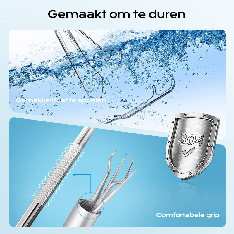 0,1 mm ultrafijne punt voor nauwkeurig flossen✨