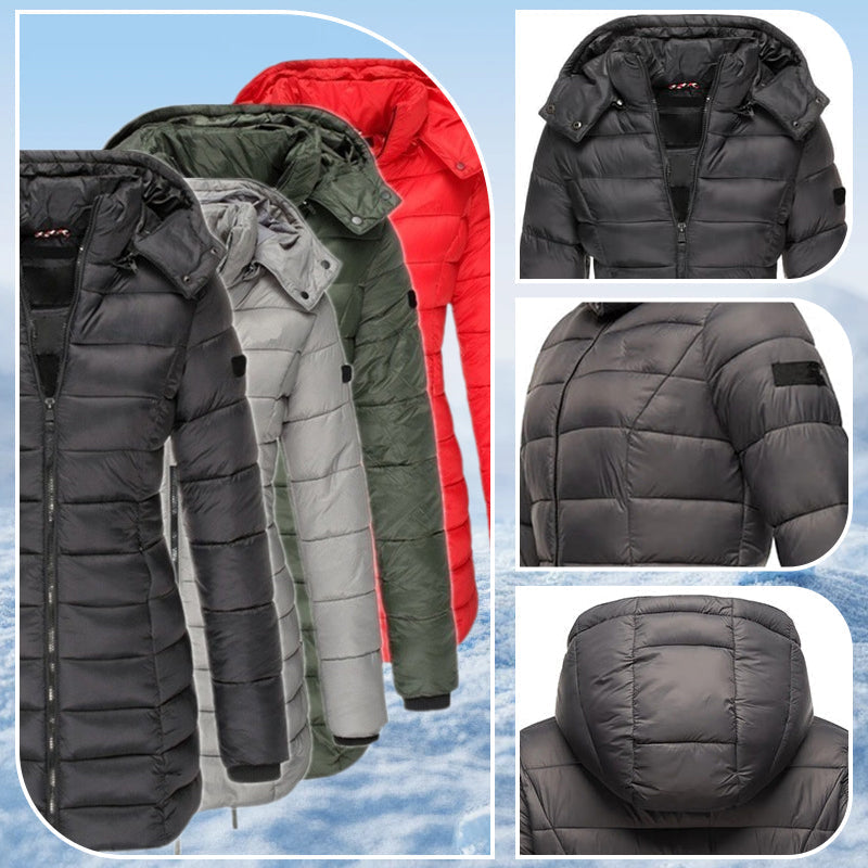 ✨ Lichtgewicht dames winterjas met capuchon — waterafstotend & comfortabel 🧥