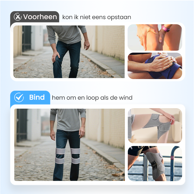 💥Verstelbare Kniebescherming Versterker voor Sport💥