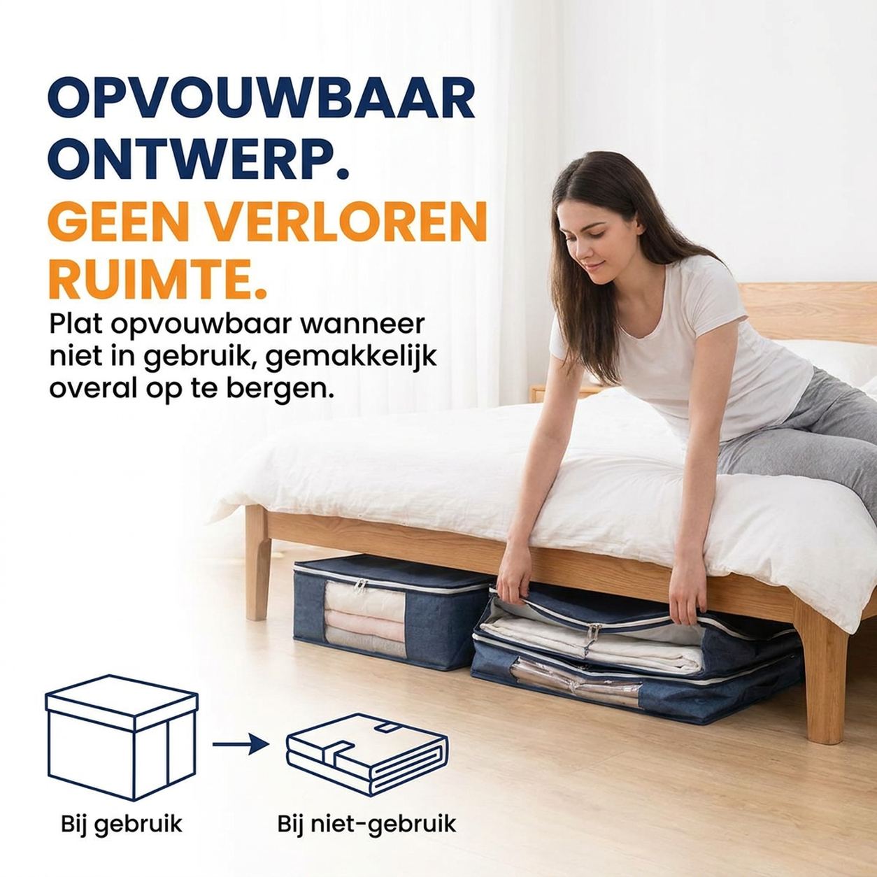 🔥 Tijdelijke aanbieding – 50% korting 📦 Grote, extra sterke, transparante opbergtas van dik plastic voor kleding, verhuizingen en opslag