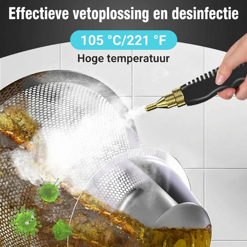 ♨️50% KORTING🔥2500W Handstoomreiniger – Krachtige reiniging met hoge temperatuur en druk