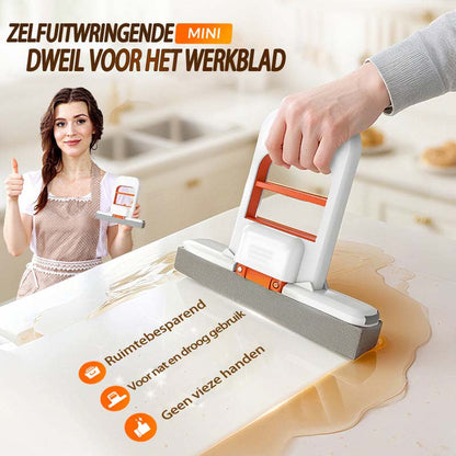Mini draagbare zelfuitwringende dweil