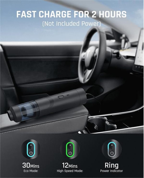 💥LAATSTE DAG SALE 50% KORTING💥Slimme V8 Mate draadloze autostofzuiger met hoog vermogen 13000Pa/30AW