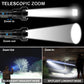 ✨ 90000 lumen tactische LED-zaklamp – 3 jaar garantie, oplaadbaar en te gebruiken als powerbank! ⚡🔦