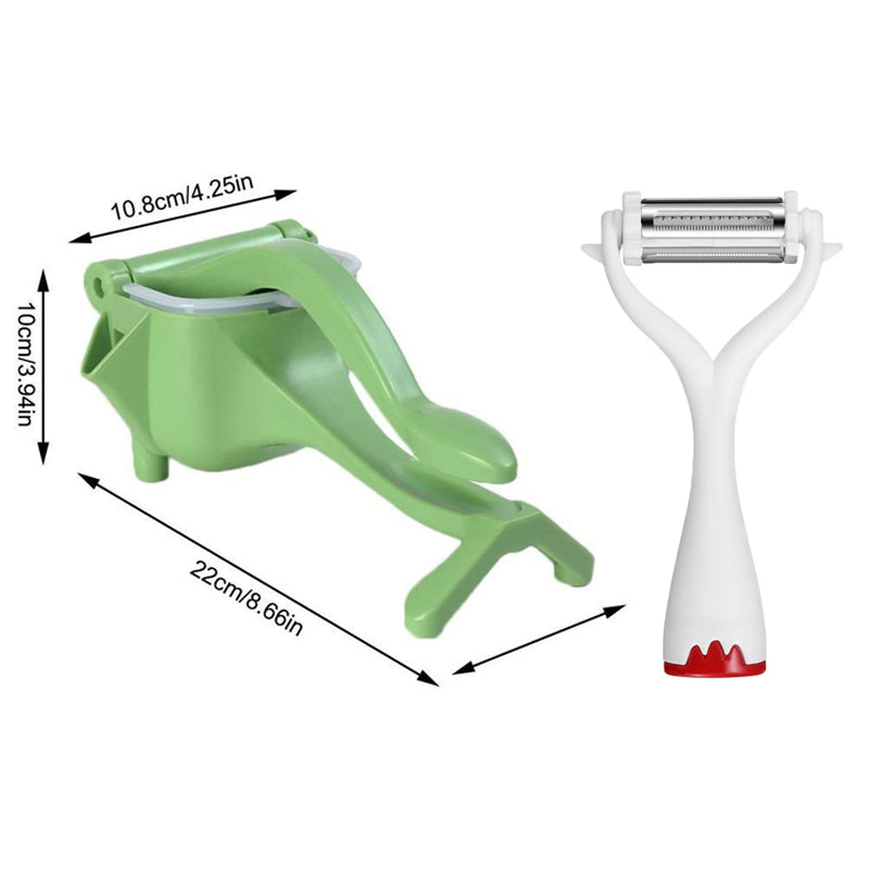 🌞Fris De Lente In Met 50% Korting!🧃 Handmatige Saphandpers | Metaalvrij (Veilig voor Kids) | Food Grade ABS | 1 Seconde Verse Sap