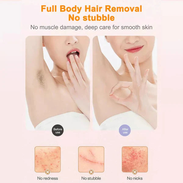 2-in-1 elektrisch draadloos scheerapparaat voor dames