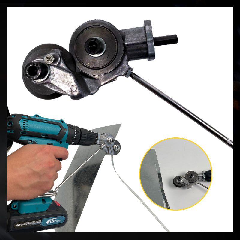 📢📢50% OFF !! ⏰Electric Drill Plate Cutter – Precise, Light, Safe Metal Gear Cutter for Daily Use ✂️✨🎯