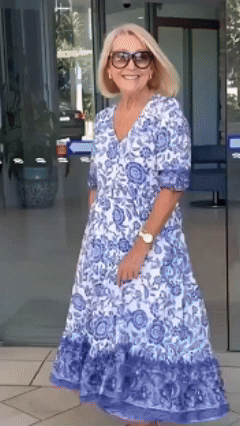 👗V-hals gezellige Bohemian jurk in de nieuwste stijl✨