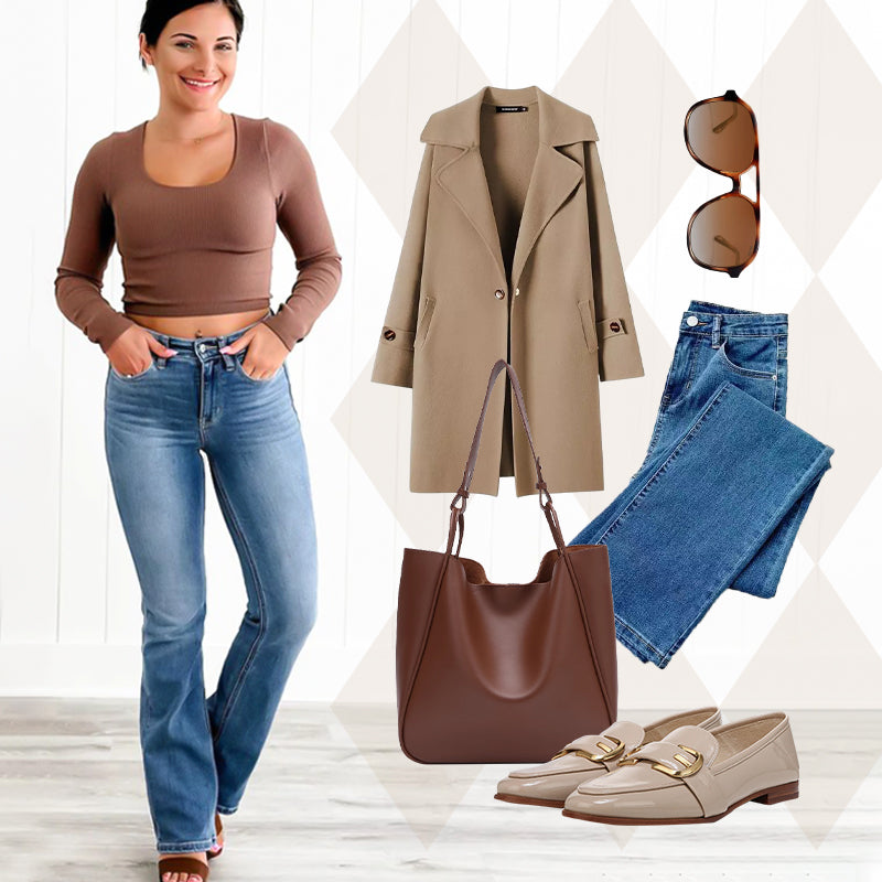 🔥Stretch buikspierbroek met hoge taille 👖 + 360° stretch voor een slankere look