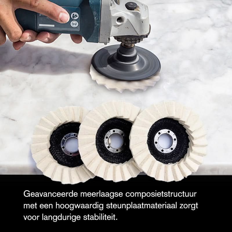 🎁Tijdelijke 50% KORTING🎁✨Vilten Polijstschijf met Klep