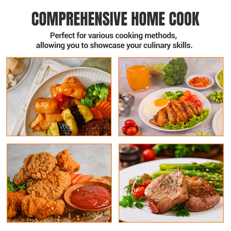 🔈🔈50% korting🧑‍🍳Aanbevolen door Michelin-chef🏆Grote multifunctionele snelkookpan met antiaanbaklaag