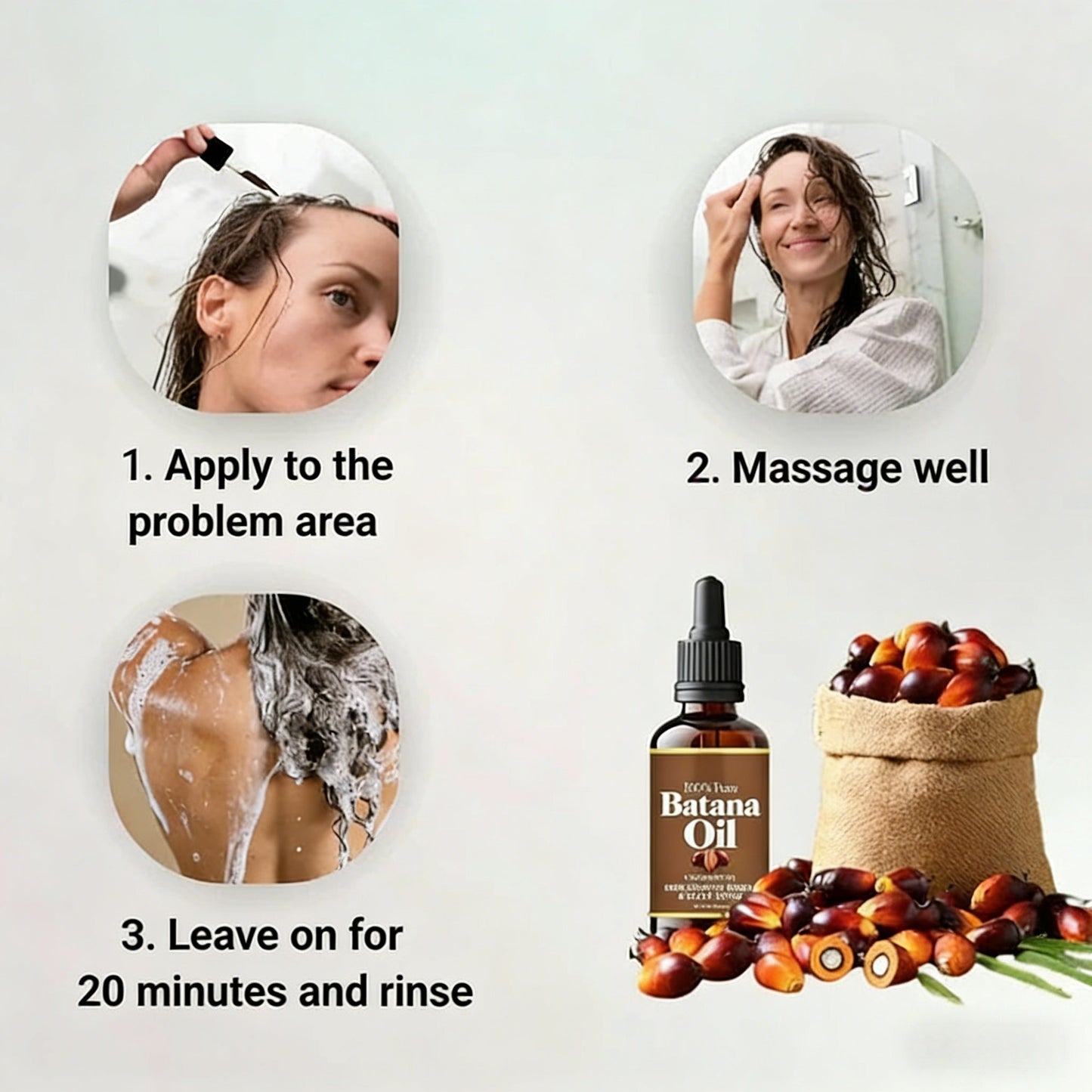 🌟Stop met het gebruik van shampoos! Deze premium haarolie is een haarmasker + serum + serum voor haargroei. 💦72 uur langdurige glans